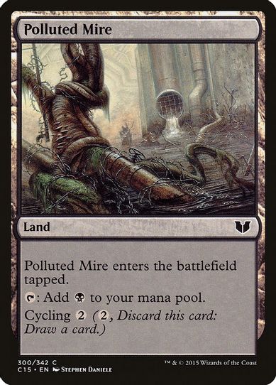 Polluted Mire (300) [Commander 2015]