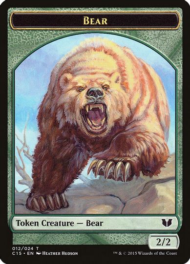 Bear // Spider Double-Sided Token [Commander 2015]