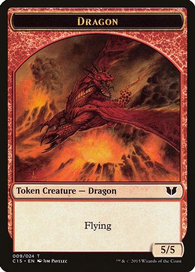 Dragon // Dragon Double-Sided Token [Commander 2015]