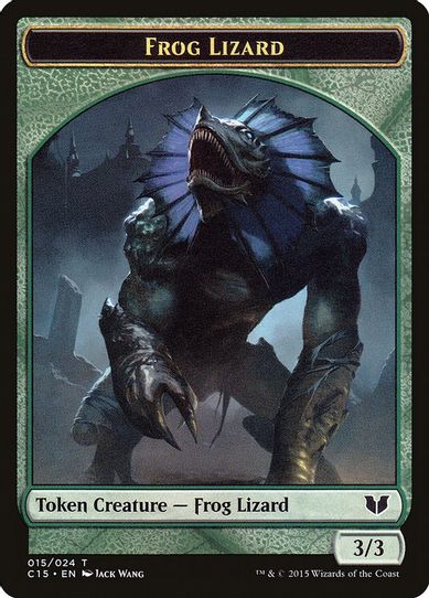 Frog Lizard // Germ Double-Sided Token [Commander 2015]