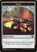 Gold // Knight (Vigilance) Double-Sided Token [Commander 2015]
