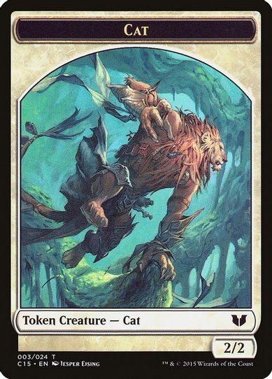 Cat // Zombie Double-Sided Token [Commander 2015]