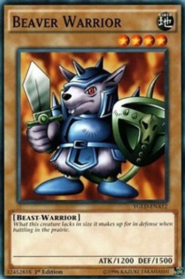 Beaver Warrior (A) (YGLD-ENA12) [King of Games: Yugi's Legendary Decks]
