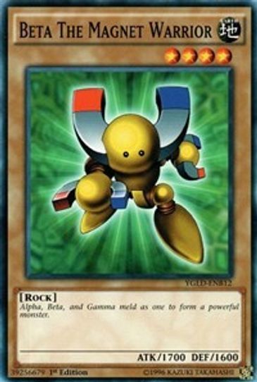 Beta The Magnet Warrior (B) (YGLD-ENB12) [King of Games: Yugi's Legendary Decks]