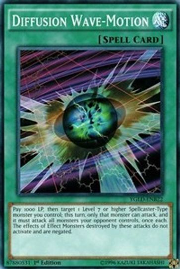 Diffusion Wave-Motion (B) (YGLD-ENB22) [King of Games: Yugi's Legendary Decks]