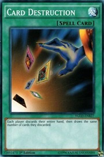 Card Destruction (B) (YGLD-ENB27) [King of Games: Yugi's Legendary Decks]