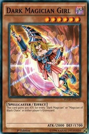 Dark Magician Girl (C) (YGLD-ENC10) [King of Games: Yugi's Legendary Decks]