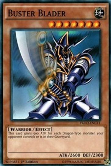 Buster Blader (C) (YGLD-ENC11) [King of Games: Yugi's Legendary Decks]