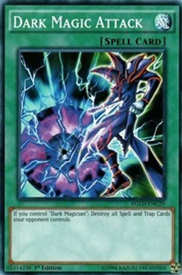 Dark Magic Attack (C) (YGLD-ENC29) [King of Games: Yugi's Legendary Decks]