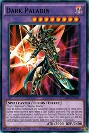Dark Paladin (C) (YGLD-ENC41) [King of Games: Yugi's Legendary Decks]