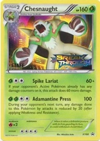 Chesnaught (Staff Prerelease) [XY Promos]