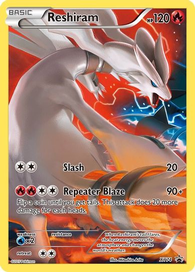 Reshiram (Full Art Promo) [XY Promos]