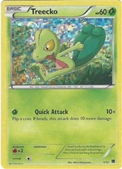Treecko (1/12) [McDonalds Promos 2015]