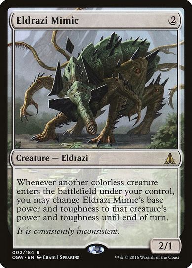 Eldrazi Mimic (2) [Oath of the Gatewatch]