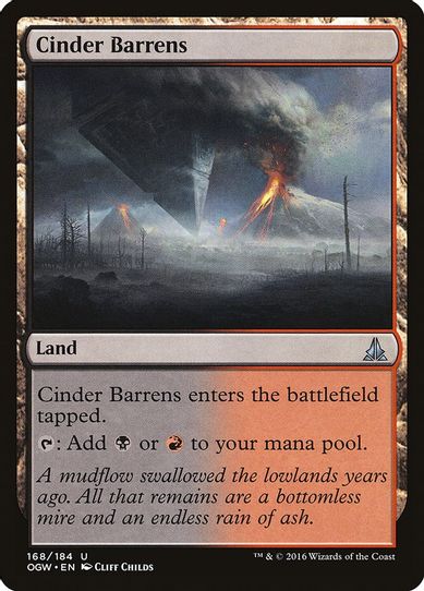 Cinder Barrens (168) [Oath of the Gatewatch]