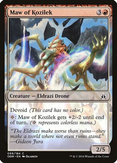 Maw of Kozilek (99) [Oath of the Gatewatch]
