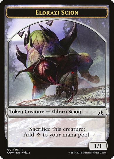 Eldrazi Scion Token (1) [Oath of the Gatewatch]