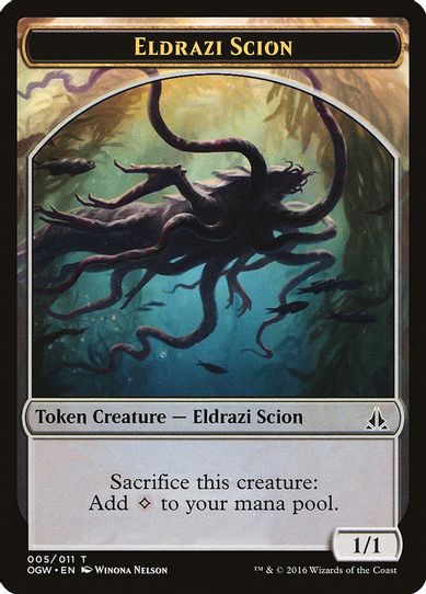 Eldrazi Scion Token (5) [Oath of the Gatewatch]