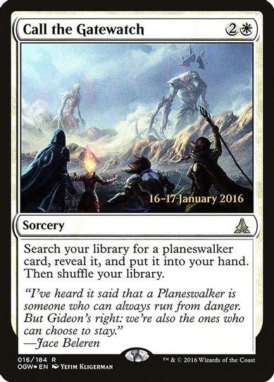Call the Gatewatch (16) [Prerelease Cards]