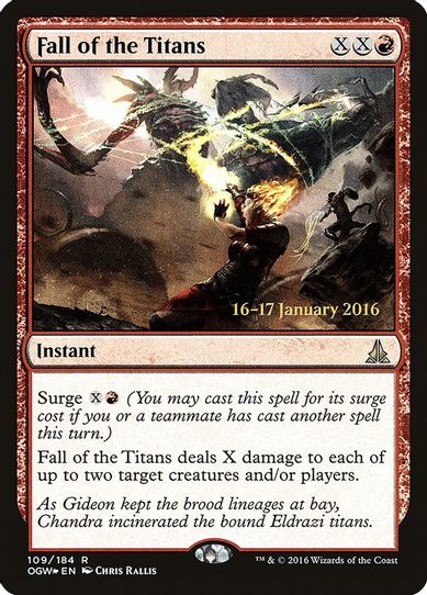 Fall of the Titans (109) [Prerelease Cards]