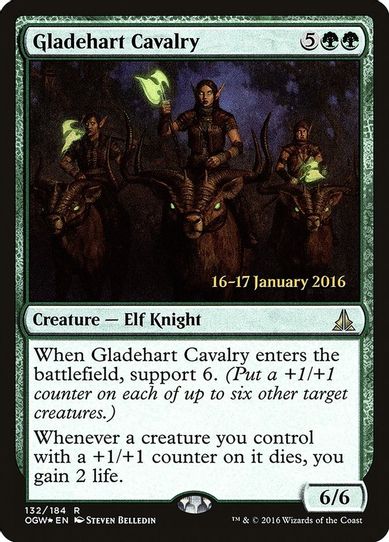Gladehart Cavalry (132) [Prerelease Cards]