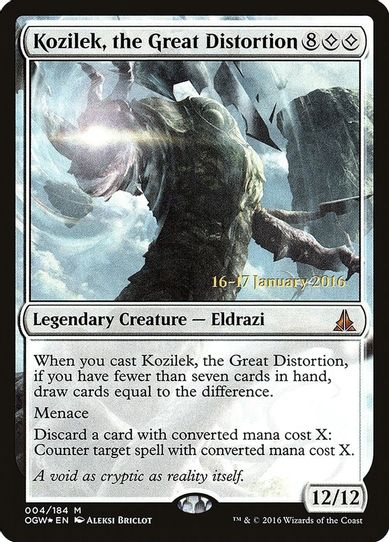 Kozilek, the Great Distortion (4) [Prerelease Cards]