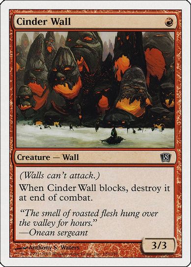 Cinder Wall [8th Edition]