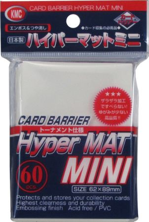 KMC Card Barrier - Hyper MAT MINI Gloss Small (62x89mm) Sleeves - 60ct (YuGiOh!)
