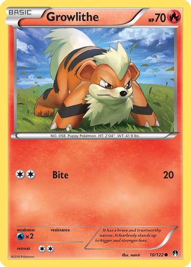 Growlithe (10/122) [XY : BREAKpoint]