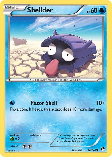 Shellder (22/122) [XY : BREAKpoint]