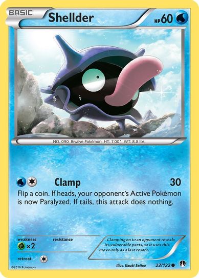 Shellder (23/122) [XY : BREAKpoint]