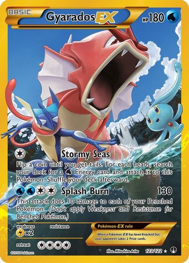 Gyarados EX (Secret) (123/122) [XY : BREAKpoint]