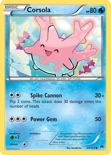 Corsola (29/122) [XY : BREAKpoint]