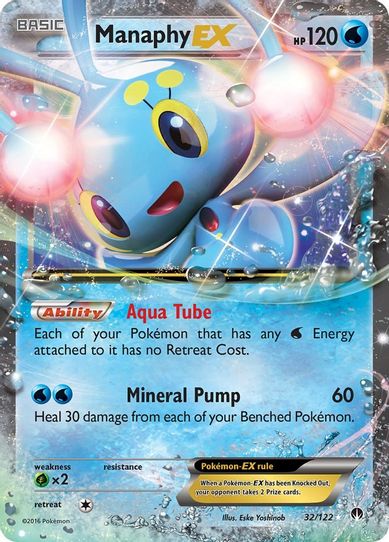 Manaphy EX (32/122) [XY : BREAKpoint]