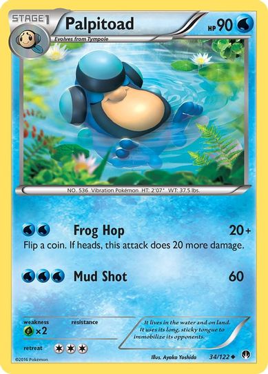 Palpitoad (34/122) [XY : BREAKpoint]