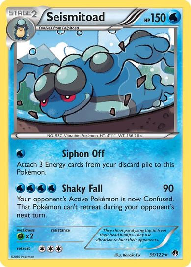 Seismitoad (35/122) [XY : BREAKpoint]