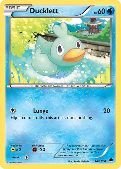 Ducklett (36/122) [XY : BREAKpoint]