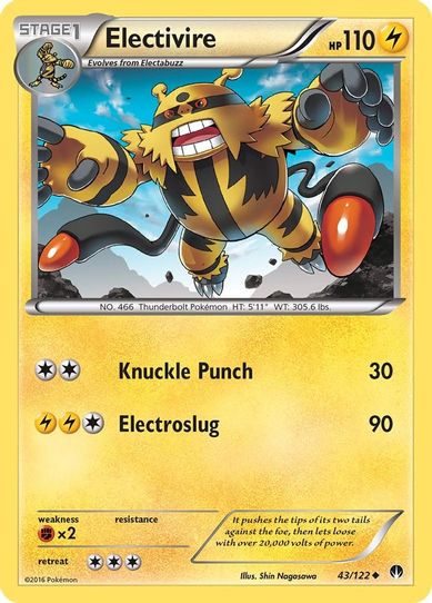 Electivire (43/122) [XY : BREAKpoint]