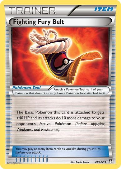 Fighting Fury Belt (99/122) [XY : BREAKpoint]