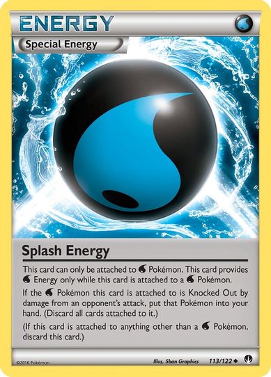 Splash Energy (113/122) [XY : BREAKpoint]
