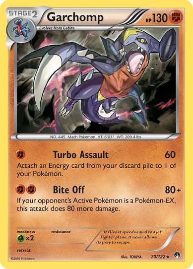 Garchomp (70/122) [XY : BREAKpoint]