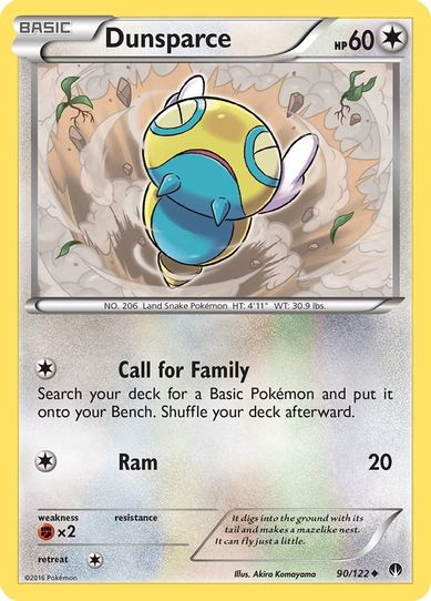 Dunsparce (90/122) [XY : BREAKpoint]