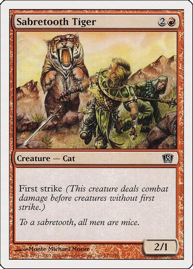 Sabretooth Tiger [8th Edition]