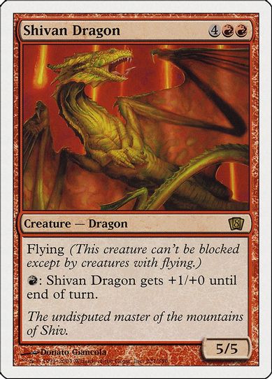 Shivan Dragon [8th Edition]