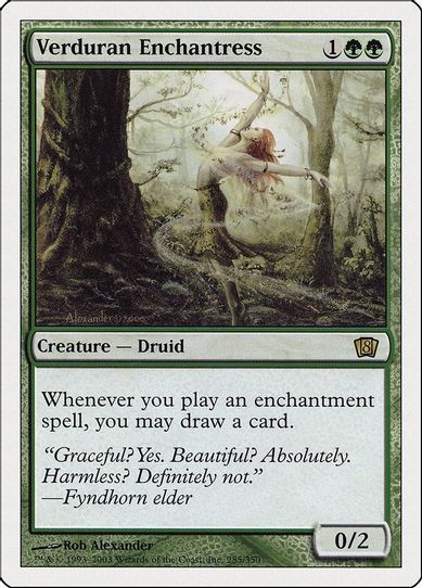 Verduran Enchantress (285) [8th Edition]