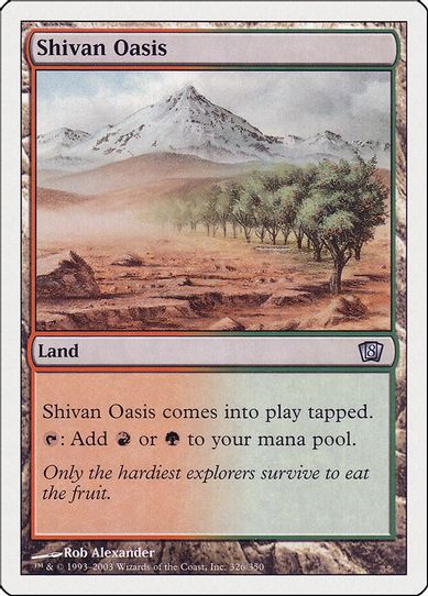 Shivan Oasis [8th Edition]