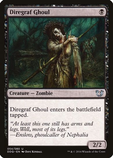 Diregraf Ghoul (54) [Duel Decks: Blessed vs. Cursed]