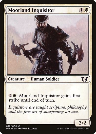 Moorland Inquisitor (16) [Duel Decks: Blessed vs. Cursed]