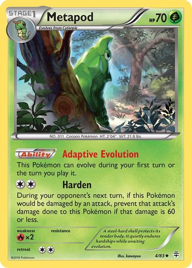 Metapod (4/83) [Generations]