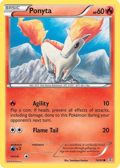 Ponyta (14/83) [Generations]